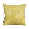 Bramblecrest Square Scatter Cushion, Pantone Range - Lemon Wicker