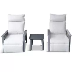 LG Outdoor Barcelona 2 Seater Recliner Set -Garden Shop lg outdoor barcelona bistro set