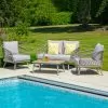 LG Outdoor Sarasota 4 Seater Lounge Set