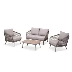 LG Outdoor Sarasota 4 Seater Lounge Set -Garden Shop lg outdoors sarasota 4 seater lounge set 2