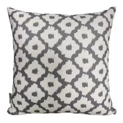 Bramblecrest Square Scatter Cushion, Pantone Range - Light Grey Medallion -Garden Shop light grey medallion sqr cushion 1 1