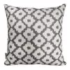 Bramblecrest Square Scatter Cushion, Pantone Range - Light Grey Medallion