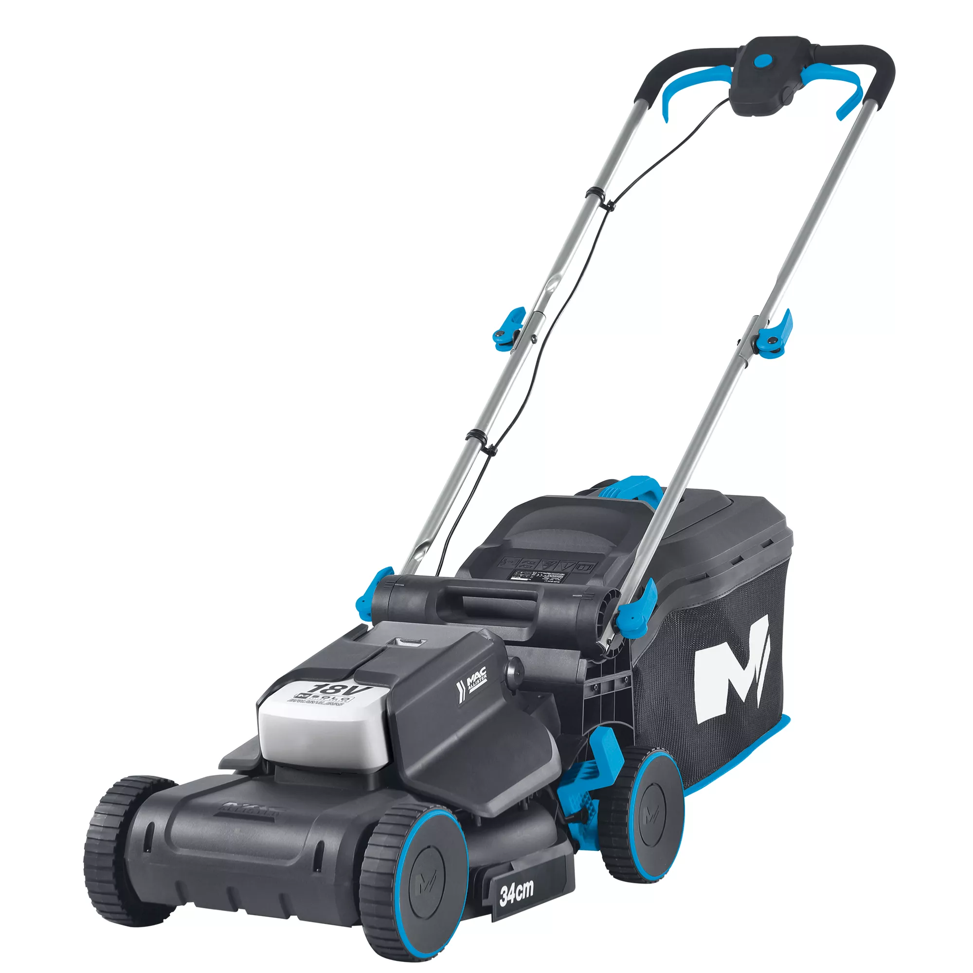 Mac Allister Solo MLM1834-Li Cordless 18V Rotary Lawnmower 1 Mac Allister Solo MLM1834-Li Cordless 18V Rotary Lawnmower