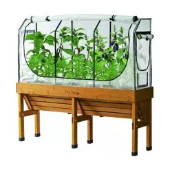 VegTrug Wall Hugger Greenhouse Frame & Multi-Cover Set- Medium