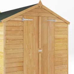 Mercia 10x6 Ft Apex Overlap Wooden 2 Door 4 Windows Shed With Floor -Garden Shop mercia 10x6 ft apex overlap wooden 2 door 4 windows shed with floor5029442074412 03c