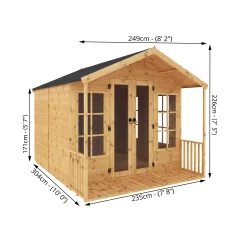Mercia 10x8 Apex Shiplap Summer House With Double Door 7 Mercia 10x8 Apex Shiplap Summer House With Double Door -Garden Shop mercia 10x8 apex shiplap summer house with double door5029442075976 01t BQ