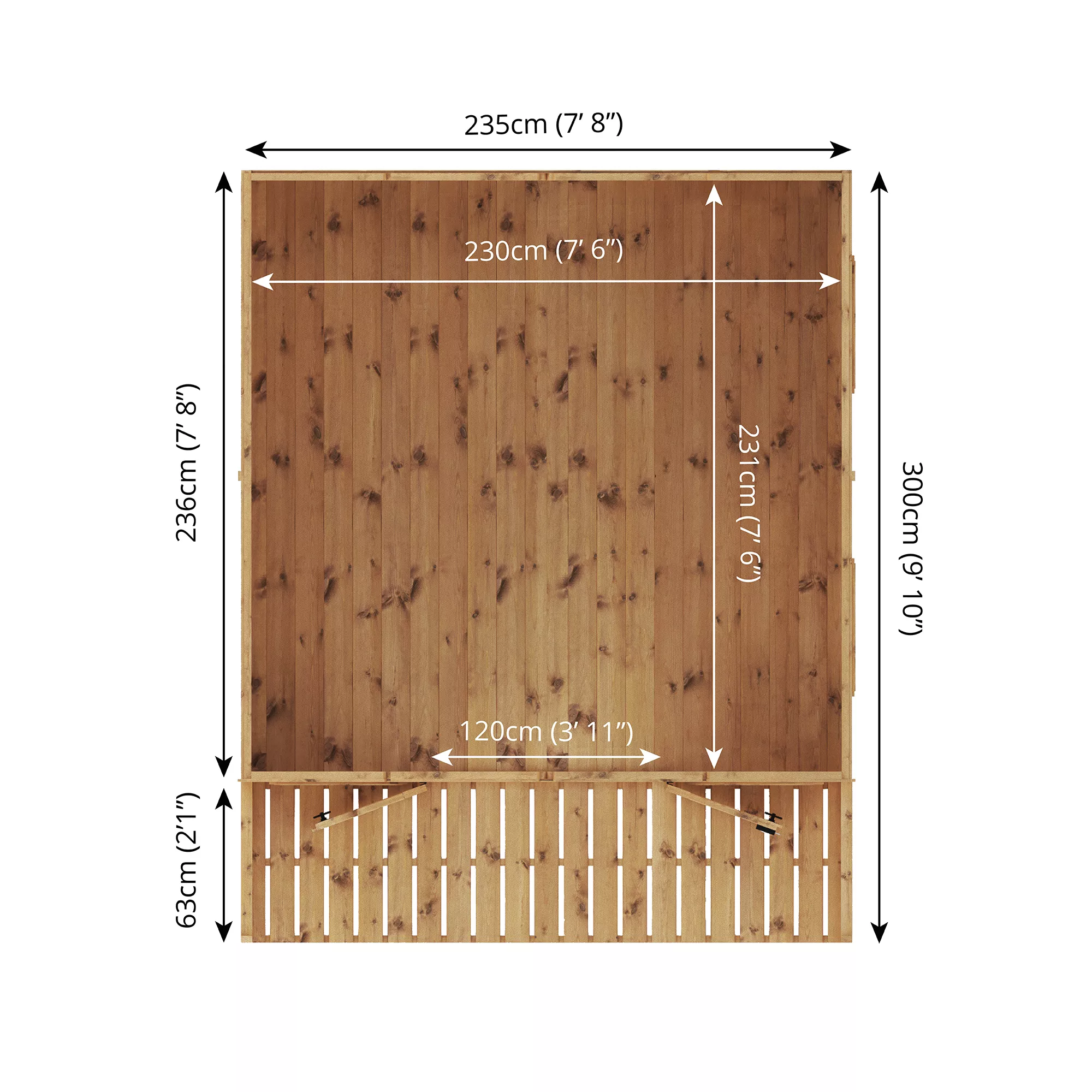 Mercia 10x8 Apex Shiplap Summer House With Double Door 5 Mercia 10x8 Apex Shiplap Summer House With Double Door - Image 5