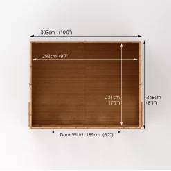 Mercia 10x8 Reverse Apex Tongue & Groove Summer House With Bi-fold Door -Garden Shop mercia 10x8 reverse apex tongue groove summer house with bi fold door5029442089737 02t bq