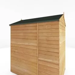 Mercia 6x4 Ft Reverse Apex Overlap Wooden Shed With Floor -Garden Shop mercia 6x4 ft reverse apex overlap wooden shed with floor5029442076959 03c