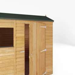 Mercia 6x4 Ft Reverse Apex Overlap Wooden Shed With Floor -Garden Shop mercia 6x4 ft reverse apex overlap wooden shed with floor5029442076959 04c