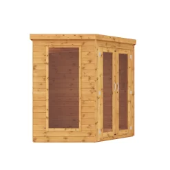 Mercia 7x7 Pent Shiplap Summer House With Double Door -Garden Shop mercia 7x7 pent shiplap summer house with double door5029442076546 03c bq