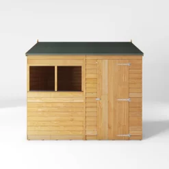 Mercia 8x6 Ft Reverse Apex Overlap Wooden 2 Windows Shed With Floor -Garden Shop mercia 8x6 ft reverse apex overlap wooden 2 windows shed with floor5029442076966 02c