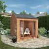 Mercia 8x8 Reverse Apex Tongue & Groove Summer House With Bi-fold Door