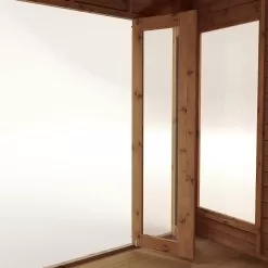 Mercia 8x8 Reverse Apex Tongue & Groove Summer House With Bi-fold Door -Garden Shop mercia 8x8 reverse apex tongue groove summer house with bi fold door5029442089720 36c bq