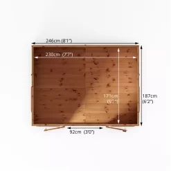 Mercia Clover 8x6 Ft Hip Shiplap Wooden Summer House With Double Door 19 Mercia Clover 8x6 Ft Hip Shiplap Wooden Summer House With Double Door -Garden Shop mercia clover 8x6 ft hip shiplap wooden summer house with double door5029442006871 02t