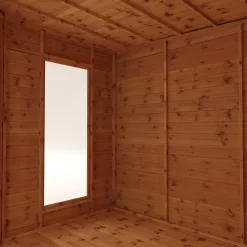 Mercia Corner 8x8 Ft Flat Shiplap Wooden Summer House With Double Door -Garden Shop mercia corner 8x8 ft flat shiplap wooden summer house with double door5029442076553 04c