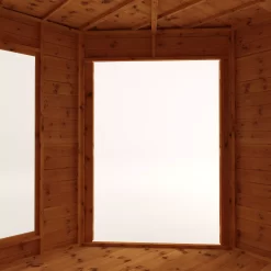 Mercia Corner 8x8 Ft Flat Shiplap Wooden Summer House With Double Door -Garden Shop mercia corner 8x8 ft flat shiplap wooden summer house with double door5029442076553 05c