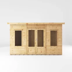 Mercia Helios 12x8 Ft Curved Shiplap Wooden Summer House With Double Door -Garden Shop mercia helios 12x8 ft curved shiplap wooden summer house with double door5029442007182 02c