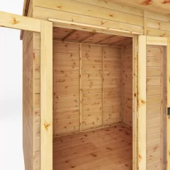 Mercia Maine 16x6 Ft Pent Shiplap Wooden Summer House With Double Door -Garden Shop mercia maine 16x6 ft pent shiplap wooden summer house with double door5029442008714 04c