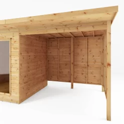 Mercia Maine 16x6 Ft Pent Shiplap Wooden Summer House With Double Door -Garden Shop mercia maine 16x6 ft pent shiplap wooden summer house with double door5029442008714 05c