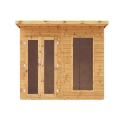 Mercia Maine 8x6 Ft Pent Shiplap Wooden Summer House With Double Door -Garden Shop mercia maine 8x6 ft pent shiplap wooden summer house with double door5029442002545 02c