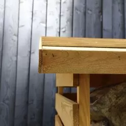 Mercia Single Solid Wood Log Store -Garden Shop mercia single solid wood log store5029442012612 03c