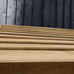 Mercia Single Solid Wood Log Store -Garden Shop mercia single solid wood log store5029442012612 04c