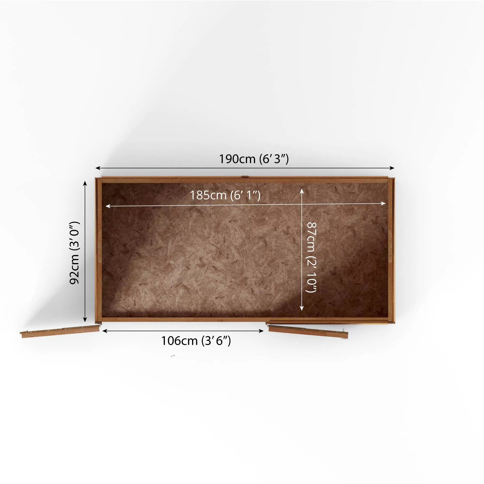 Mercia Solid Wood 3x6 Overlap Pent Bike Store 8 Mercia Solid Wood 3x6 Overlap Pent Bike Store - Image 8