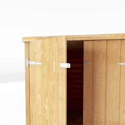 Mercia Solid Wood 4x6 Overlap Pent Bike Store -Garden Shop mercia solid wood 4x6 overlap pent bike store5029442089294 03c