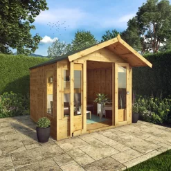 Mercia Sussex 8x8 Ft Apex Shiplap Wooden Summer House With Double Door -Garden Shop mercia sussex 8x8 ft apex shiplap wooden summer house with double door5029442006901 02i