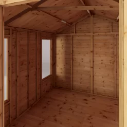 Mercia Sussex 8x8 Ft Apex Shiplap Wooden Summer House With Double Door -Garden Shop mercia sussex 8x8 ft apex shiplap wooden summer house with double door5029442006901 03c