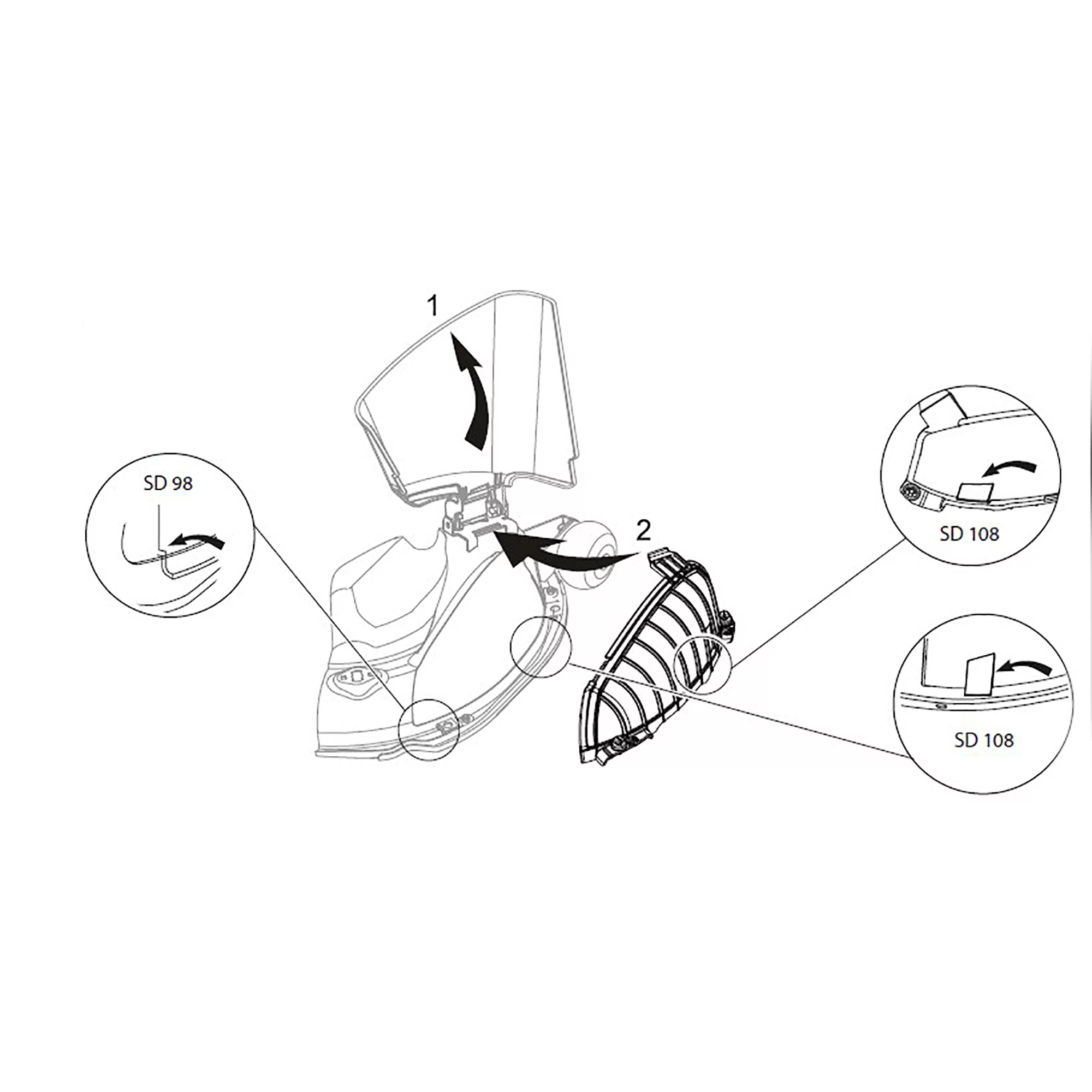 Mountfield Mulching Plug SD108 2 Mountfield Mulching Plug SD108 - Image 2