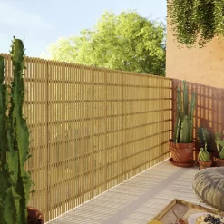 Natural Bamboo Garden Screen (H)1m (W)3m -Garden Shop natural bamboo garden screen h 1m w 3m5059340674575 01i