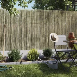 Natural Reed Garden Screen (H)1.5m (W)3m -Garden Shop natural reed garden screen h 1 5m w 3m5059340672151 01i
