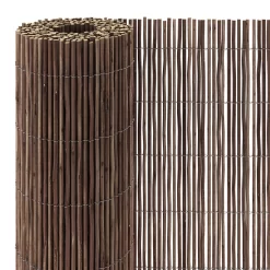 Natural Wicker Garden Screen (H)1.5m (W)3m