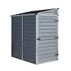 Palram - Canopia Skylight 4x6 Pent Dark Grey Plastic Shed With Floor