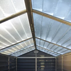 Palram - Canopia Skylight 6x12 Apex Dark Grey Plastic Shed With Floor -Garden Shop palram canopia skylight 6x12 apex dark grey plastic shed with floor7290103123697 37c BQ
