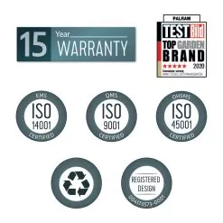 Palram - Canopia Yukon 11x13.1 Apex Dark Grey Plastic Shed -Garden Shop palram canopia yukon 11x13 1 apex dark grey plastic shed7290108137293 03t BQ