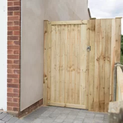 Pine Traditional Gate, (H)1.8m (W)0.92m -Garden Shop pine traditional gate h 1 8m w 0 92m5013053157473 01i bq