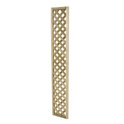Pine Trellis Panel, Pack Of 3 (W)30cm X (H)180cm -Garden Shop pine trellis panel pack of 3 w 30cm x h 180cm5013053169841 02bq
