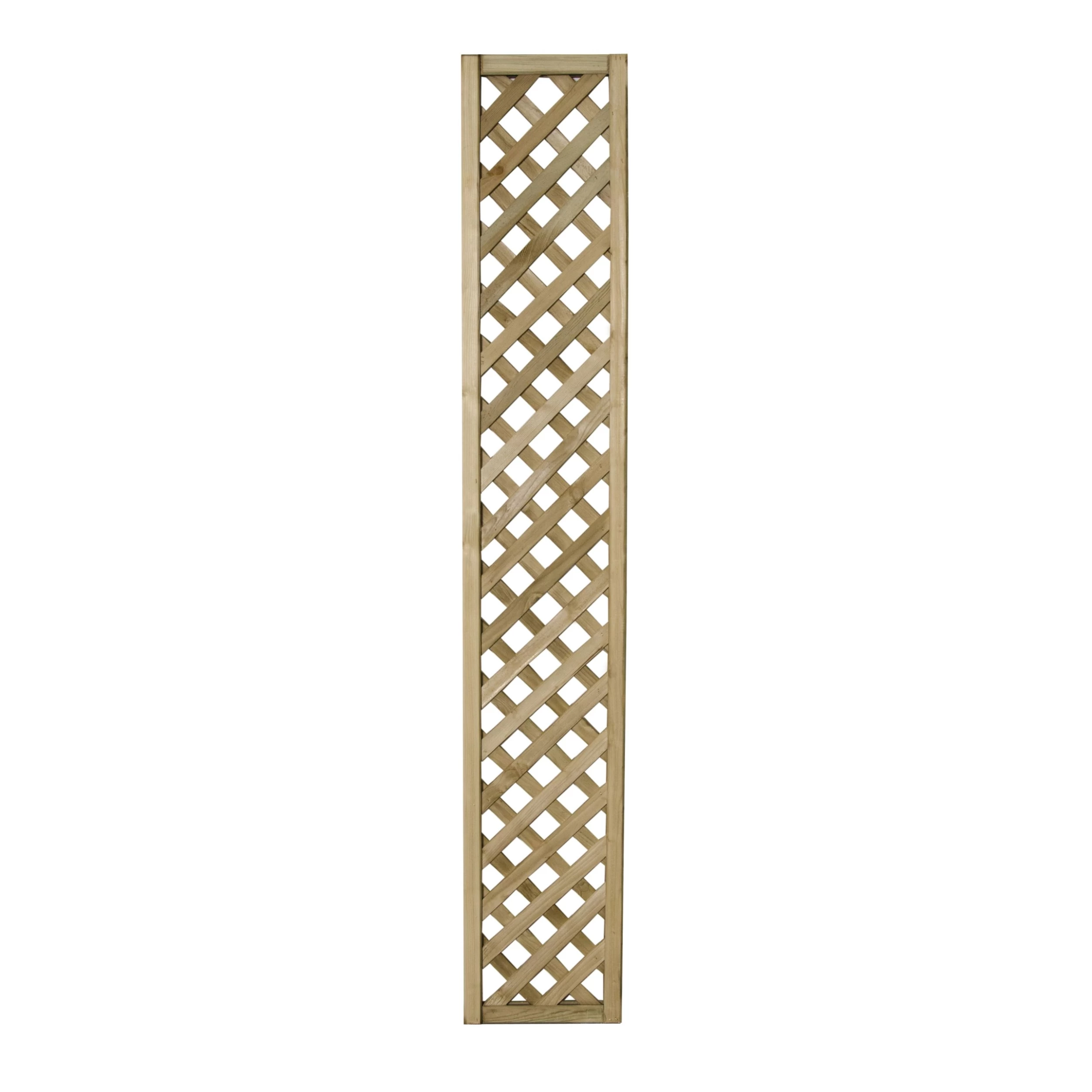Pine Trellis Panel, Pack Of 5 (W)30cm X (H)180cm 1 Pine Trellis Panel, Pack Of 5 (W)30cm X (H)180cm