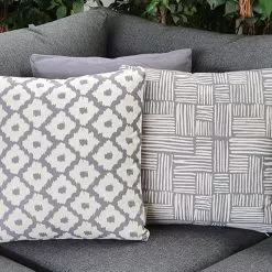Bramblecrest Square Scatter Cushion, Pantone Range - Light Grey -Garden Shop plain light grey square cushion 3
