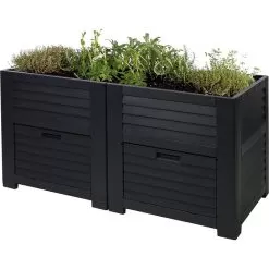 Double Planting Bed With Storage Space -Garden Shop plantingbed 1