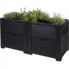Double Planting Bed With Storage Space