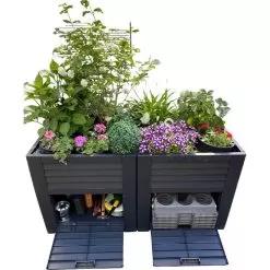 Double Planting Bed With Storage Space -Garden Shop plantingbed3