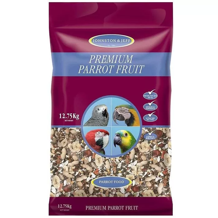 Johnston & Jeff Parrot Fruit Mix - 12.75kg 1 Johnston & Jeff Parrot Fruit Mix - 12.75kg