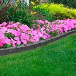 Primeur Grey Rubber Roman Stone Edging Roll (H)8.8cm (L)1.2m -Garden Shop primeur grey rubber roman stone edging roll h 8 8cm l 1 2m5907736267477 03i bq