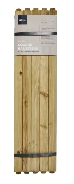 Richard Burbidge Modern Softwood Deck Spindle (H)0.81m (W)41mm (T)41mm, Pack Of 10 -Garden Shop richard burbidge modern softwood deck spindle h 0 81m w 41mm t 41mm pack of 105000473079829 02c BQ
