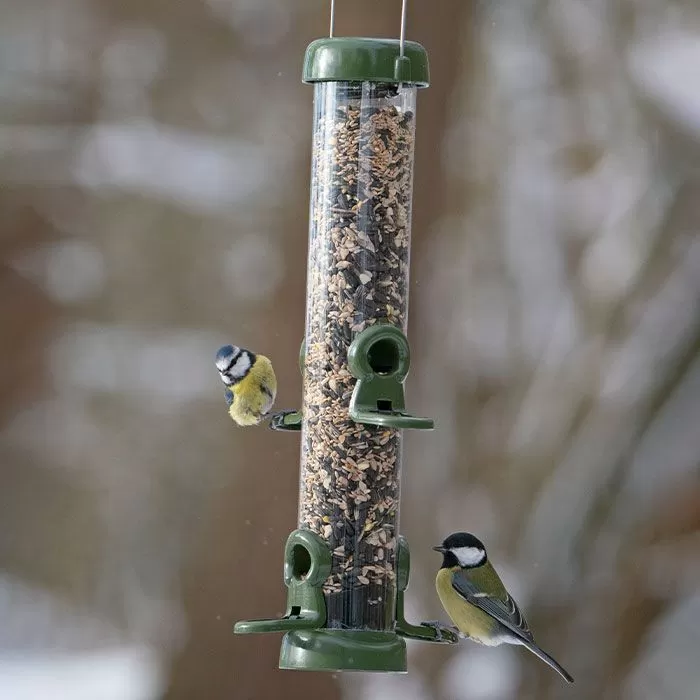 Jacobi Jayne Ring-Pull™ Click Seed Feeder – Medium, 4 Port 2 Jacobi Jayne Ring-Pull™ Click Seed Feeder – Medium, 4 Port - Image 2