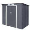 Rowlinson Trentvale 6x4 Pent Dark Grey Metal Shed